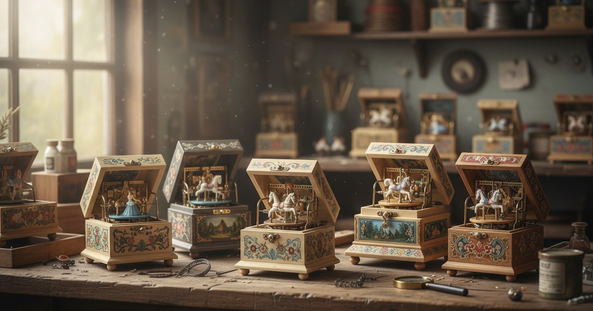 L’univers fascinant des boîtes à musique artisanales