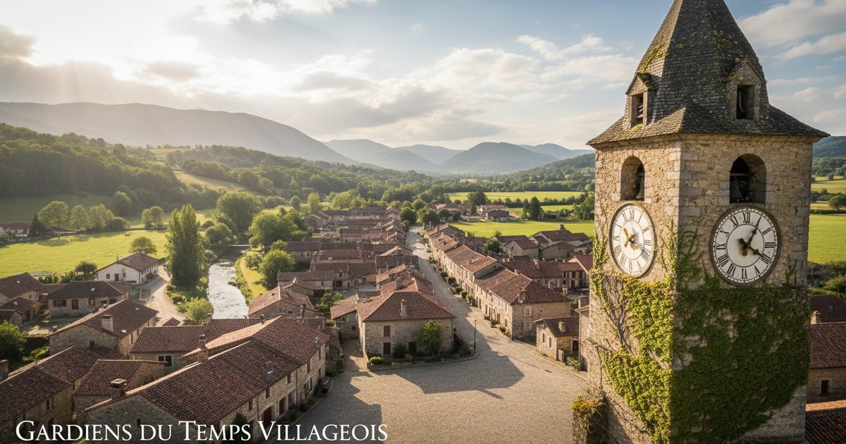 Les horloges de clocher : gardiennes du temps villageois