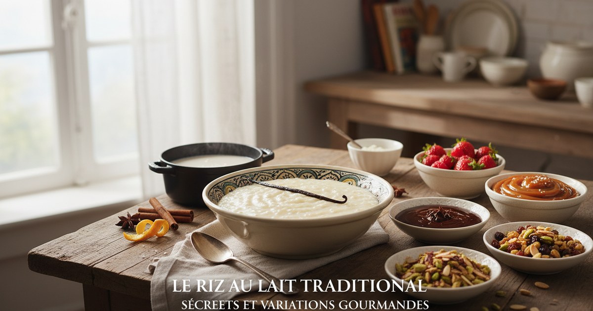 Le riz au lait traditionnel : secrets et variations gourmandes